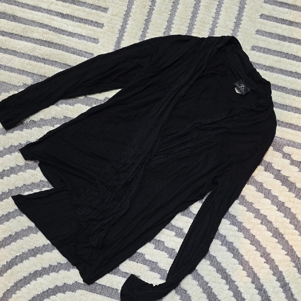 Black Long Sleeve Cardigan